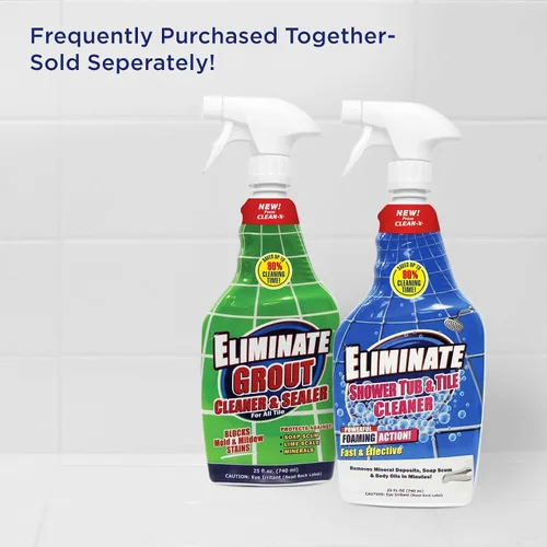 Vista 6 de Clean-X Elimina el limpiador de bañera y azulejos de ducha - 32 fl oz. - Limpiador de ducha. Potente limpiador elimina la espuma de jabón
