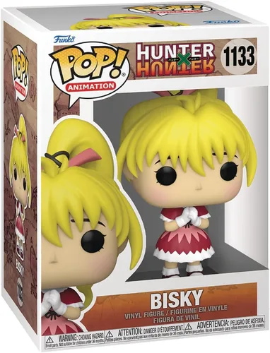 Vista 2 de POP Hunter x Hunter - Figura de vinilo Bisky Krueger Funko (paquete con funda protectora de caja compatible), multicolor, 3.75 pulgadas