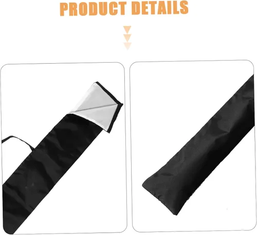 Vista 4 de Cabilock Bolsa de espadas de algodón Bolsa de almacenamiento práctica Mango negro Forro blanco