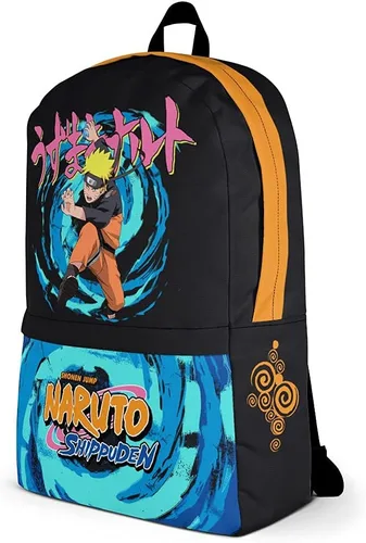 Vista 2 de Ripple Junction Naruto Shippuden Rasengan Swirl Mochila Blanco Viajar