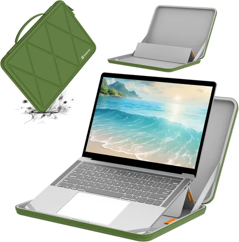 Vista 12 de Smatree MS23T Funda protectora dura EVA con soporte compatible para HP Pro x360 Fortis 11 G11/G10/G9 de 11.6 pulgadas, HP Fortis 11 G9 Q/x360 11 G3