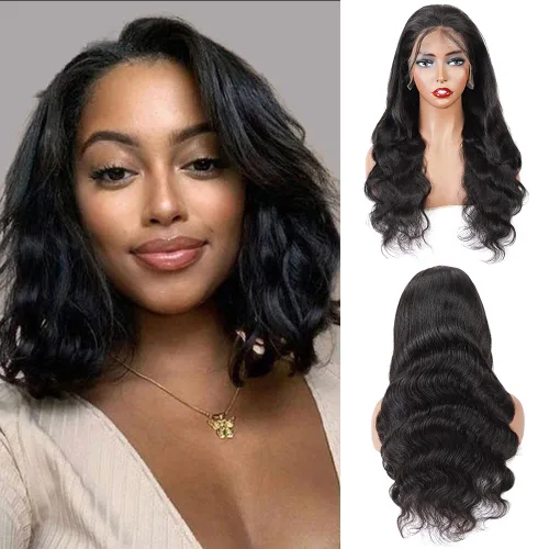 Vista 13 de Cabello humano ondulado con cierre frontal de encaje HD 4 x 4, cierre de encaje con cabello de bebé, cabello humano 100% virgen brasileño