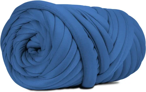 Vista 30 de Hilo voluminoso de terciopelo súper suave, azul ártico, 2.2 libras, 36 yardas Tejer a mano, Tejido de punto, Para manta, Almohadas, Bolso, Manta