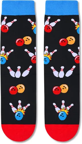 Vista 4 de SOCKFUN Calcetines de regalo para hombre con diseño de dados de póquer con dientes matemáticas Bestmen Einstein Golf Crew