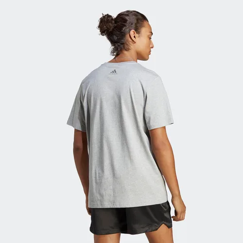 Vista 6 de adidas Essentials - Camiseta de algodón con logotipo grande para hombre