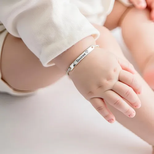 Vista 14 de Regalo personalizado Baby Name Bar opciones de joyería