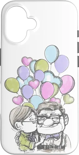 Vista 32 de Disney Pixar Up Carl & Ellie Sketch - Carcasa para iPhone 17
