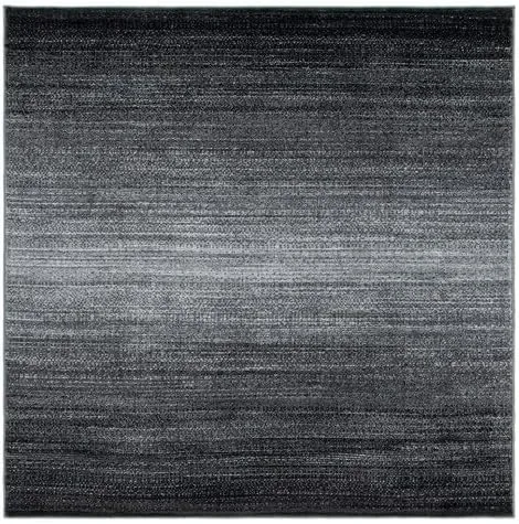 Vista 24 de SAFAVIEH Adirondack Collection - Alfombra decorativa, 2 pies 6 pulgadas x 4 pies, color negro y gris, diseño moderno, no desprende pelusa y de fácil