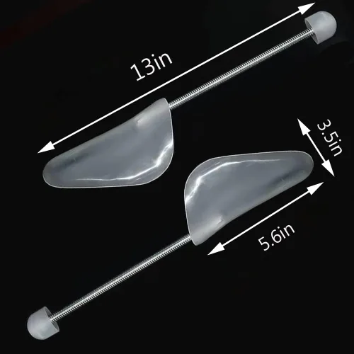 Vista 2 de Árboles de zapatos para zapatillas de deporte Shaper de plástico para hombres zapato ensanchador forma arranque titular prevenir arrugas