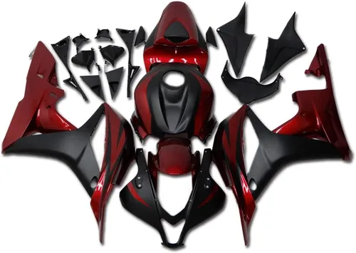 Vista 8 de Carenado negro brillante para Honda 2007 2008 CBR600RR CBR 600RR nueva inyección ABS plásticos cuerpo kit cuerpo trabajo 07 08