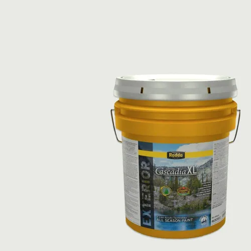 Vista 166 de Rodda Paint CASCADIA XL - Pintura e imprimación satinada para exteriores en uno, cuarto de galón, blanco abstracto