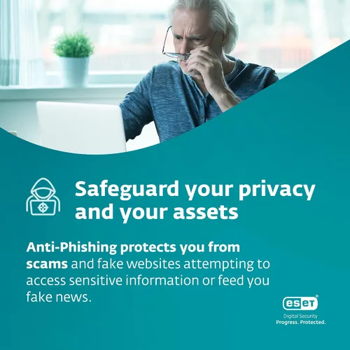 Vista 3 de ESET NOD32 Antivirus 2025 Edition 1 Device 1 Year Antivirus Software Gamer Mode Small System Footprint Digital Download [PC/Mac]