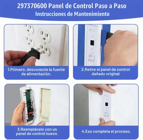 Vista 7 de 297370600 Congelador Control de Usuario/Tablero de Pantalla Asamblea