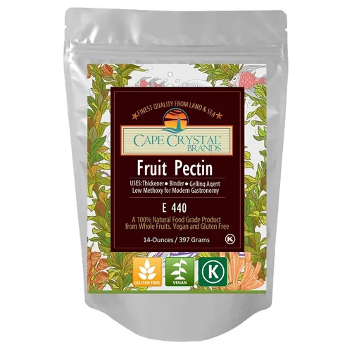 Vista 11 de Pectina de fruta de grado alimenticio y amidada, bajo metoxilo para gastronomía molecular, certificado Kosher vegano (2 onzas)