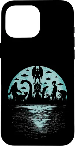 Vista 19 de Bigfoot Nessie Mothman and Aliens Cryptid Ovnis Cryptozoology - Carcasa para iPhone 17