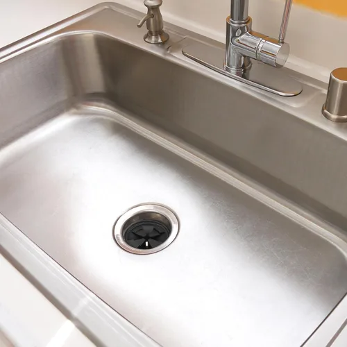 Vista 6 de InSinkErator Evolution Series - Protector contra salpicaduras de 3 3/8 pulgadas, desagüe para fregadero de cocina, desagüe de cocina extraíble