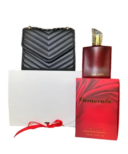 Vista 4 de CAMERATA D'LUJO ESTUCHE DE REGALO (PERFUME+CARTERA) (Cartera Blanca/Blanco Puro)
