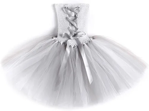 Vista 5 de IBAKOM Disfraz de Halloween aterrador para niños 2 piezas vestido de novia de esqueleto trajes de boda de la muerte para niños pequeños disfraz