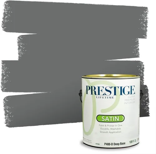 Vista 143 de PRESTIGE Paints - Pintura interior e imprimación en uno, 1 galón, cáscara de huevo, pimienta envejecida