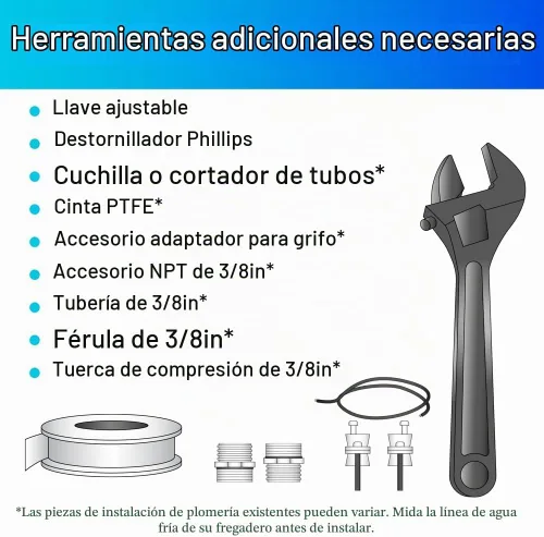 Vista 8 de Sistema de filtración de agua bajo el fregadero 3M Aqua-Pure, N/A, 1