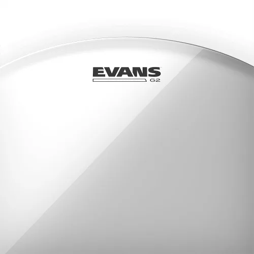 Vista 2 de Evans G2 parche de batería transparente, 12 pulgadas