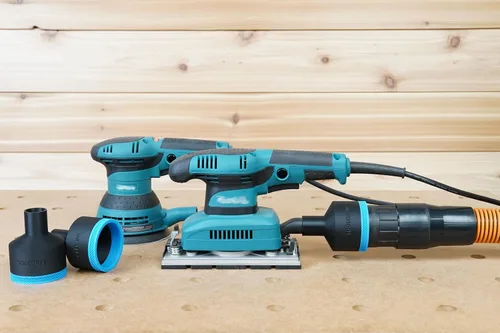 Vista 5 de Adaptador de manguera compatible con lijadoras Makita (manguera de 1.063 in)