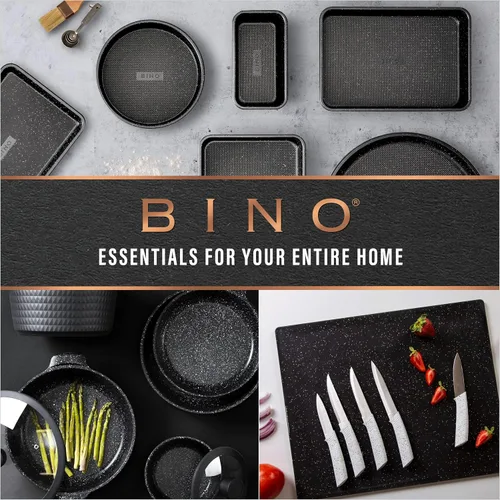 Vista 9 de BINO Tabla de cortar Tabla de cortar sin BPA Tablas de cortar para cocina duradera, gran superficie, multiusos, de doble cara, apta