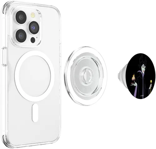 Vista 4 de Disney Retrato de maléfica de la Bella Durmiente PopSockets MagSafe PopGrip para iPhone