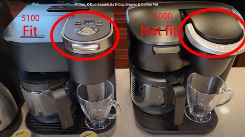 Vista 4 de Repuesto de jarra de café de vidrio para 12 tazas compatible con cafetera Keurig K-Duo Single Serve & Carafe, no compatible con modelos K-Duo