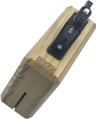 Vista 4 de Bloque de madera de 6.9 pulgadas de madera de bloque de percusión de mano para montaje de tambor de percusión de 3/8 pulgadas, accesorios de soporte