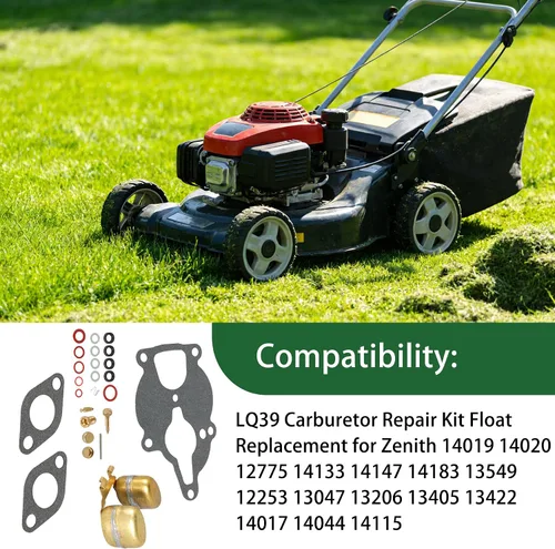 Vista 6 de ALL-CARB Kit de reparación de carburador LQ39 Reemplazo de flotador para motor Zenith Wisconsin AENL VH4D TRA THD AHH TJD TRA12D VHD