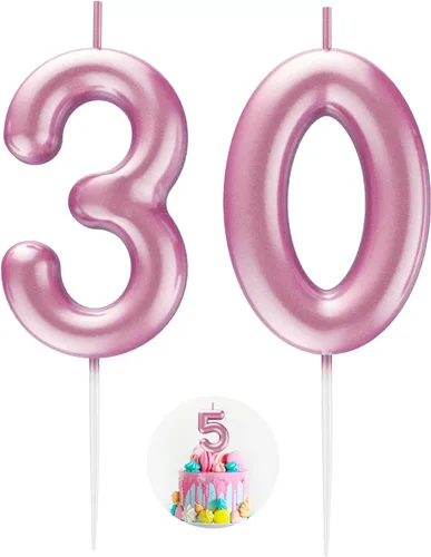 Vista 125 de Vela Azul Número 15 de Cumpleaños Velas 3D de Número para Pastel de Cumpleaños Decoración de Fiesta de Cumpleaños Suministros para Boda