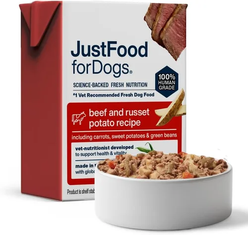 Vista 16 de JustFoodForDogs Pantry Fresh - Alimento húmedo para perros, comida completa o comida para perros, receta de comida para perros de cordero y arroz