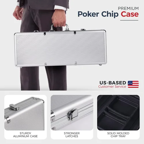 Vista 7 de Versa Games Juego de fichas de póker Ace Casino 500pc 0.41 oz