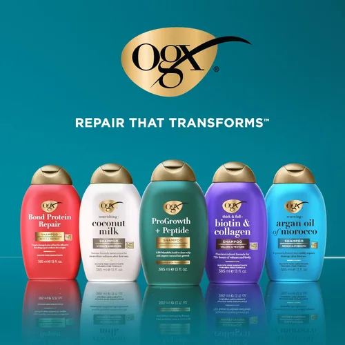 Vista 7 de OGX Renewing + Argan Oil of Morocco - Juego de champú y acondicionador reparador de daños que ayuda a fortalecer y reparar el cabello seco y dañado