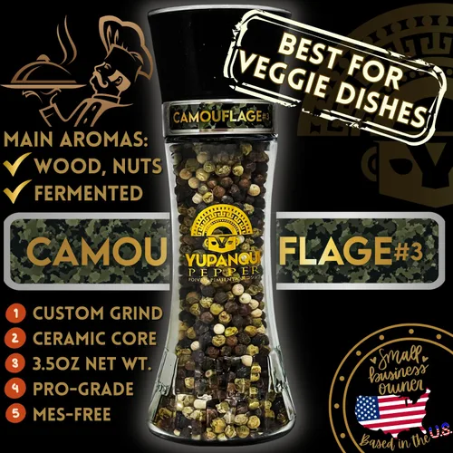 Vista 7 de Yupanqui Colección de pimienta negra para asar a la parrilla, regalo de pimienta negra, paquete de 3
