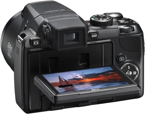 Vista 3 de Nikon Coolpix P90 - Cámara digital de 12,1 MP con zoom de reducción de vibración óptica de gran angular (VR) de 24 x y LCD de inclinación de 3