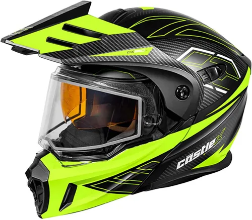 Vista 10 de Castle X CX950 V2 Fierce - Casco modular para nieve (negro mate/uva - XS)
