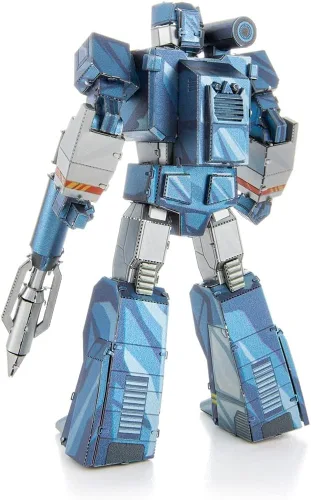 Vista 4 de Metal Earth Fascinations Transformers Soundwave Color 3D Kit de modelo de metal con pinzas