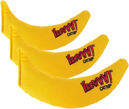 Vista 11 de ¡Yeowww! Juguete de Hierba Gatera, Plátano Amarillo