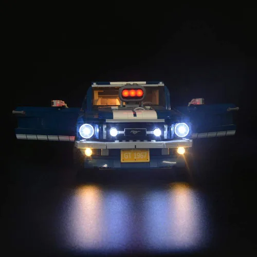 Vista 3 de Kyglaring Kit de luces LED compatible con Lego 10265 - Juego de luces para (Creator Ford Mustang) modelo de bloques de construcción