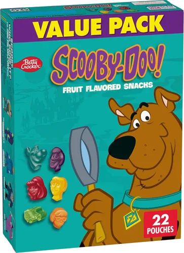 Vista 12 de Scooby-Doo Snacks con sabor a frutas, sin gluten, aperitivos para niños, 10 unidades, 8 onzas (paquete de 8)