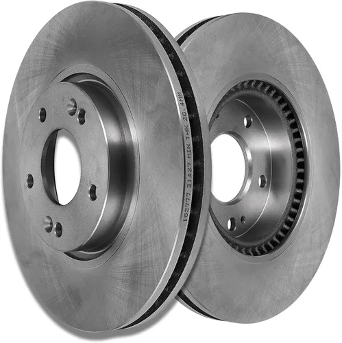 Vista 38 de SCITOO Rotores de freno traseros, 2 kits de frenos para Acura Integra 1990-2001, Honda Civic 1992-1995 1999-2000, para Civic del Sol 1993-1997, CRX
