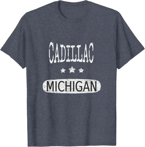 Vista 85 de Vintage Cadillac Michigan Camiseta