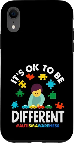 Vista 25 de Ok to Be Different Autism Awareness Puzzle Piece Ribbon Case para iPhone 17