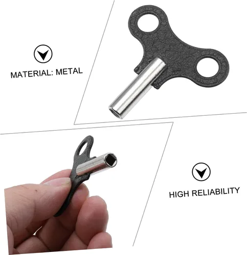 Vista 7 de DOITOOL Juego de llaves de reloj de metal, llave de relojería para el hogar, llave de bobinado para accesorios de reloj