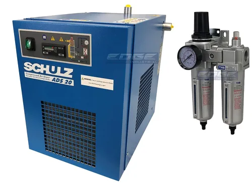 Vista 9 de Schulz Secador de aire refrigerado para compresor de aire, sistemas de aire comprimido, 20 CFM, bueno para compresores de 5 HP MAX