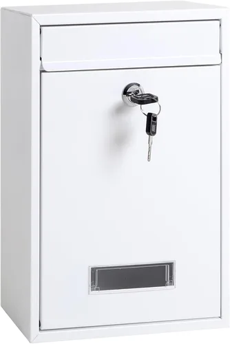 Vista 12 de Buzones con Cerradura Montados en la Pared Verticales – Jssmst Buzón de Correo con Cerradura de Llave y Ranura de Depósito de Capacidad Media
