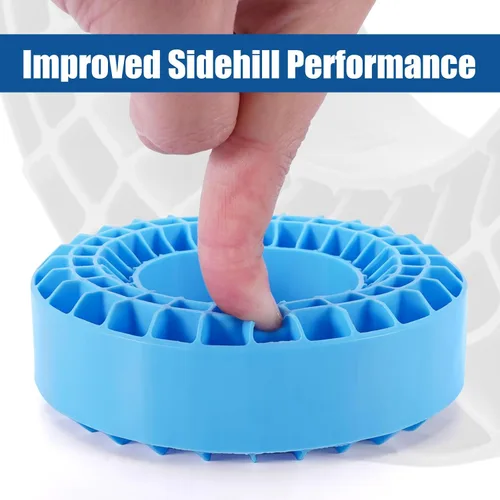 Vista 5 de INJORA Espuma de inserciones de goma de silicona para neumáticos de 4.173-4.252 in 1.9" (azul)
