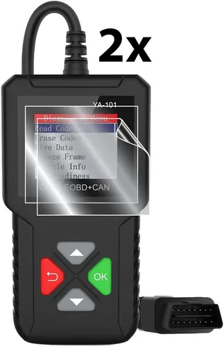 Vista 2 de IPG Protector de pantalla para lector de código automático EDIAG OBD2 Scanner YA-101 (2 unidades) Protector de pantalla invisible de hidrogel
